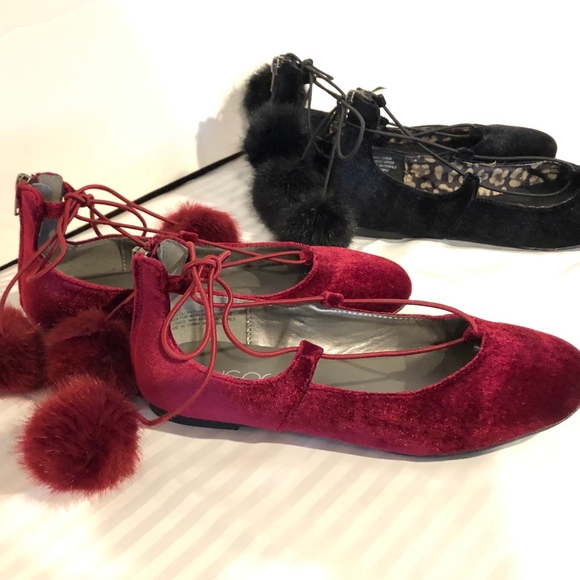 Sugar Other - Sugar Lollipop Velvet Flats - 2 pairs! - Girls 4